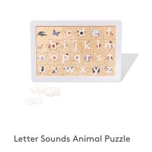 Like New Lovevery Montessori Letter Sounds Animal Puzzle